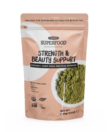 Organic Protein Powder for Smoothies, Shakes - Rich in Vegan Omega - Plant Based Superfood - (Unflavoured, 280g) Hemp Protein 1 Pack