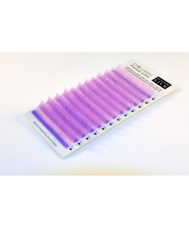 Alluring C Curl Mixed Size Color Lashes - 0.20mm Thickness (10mm to 14mm) - Lilac Eyelash Extensions for Stunning Looks | International Shipping - Buy Online on GoSupps.com