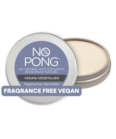 No Pong Fragrance Free Vegan Deodorant - All-Natural Paraben-Free Aluminum-Free Plastic-Free Anti-Odourant for Men & Women - Shop Internationally - Buy Online on GoSupps.com