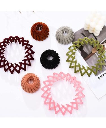 7PCS Zabernim Birds Nest Magic Hair Clip Set for Women and Girls - Hair Holder and Lazy Plate Hairpin - Buy Online on GoSupps.com