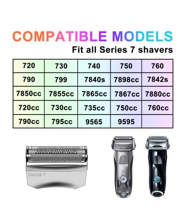 70S Replacement Head for Braun Series 7 Electric Shaver - Compatible Foil Blade for 790CC 720 750CC 760CC 9565 - Buy Online on GoSupps.com
