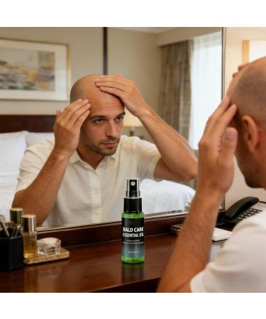 Bald Head Moisturizing Care Nourishing and Soothing Oil 20 ml - Refreshing Moisturizing Cream - For Night Care for Travel After Shave and Morning - Buy Online on GoSupps.com
