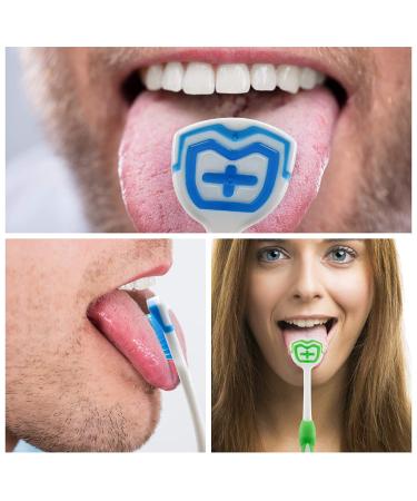 Professional Tongue Scraper 3 Pack - Fight Bad Breath with Tongue Cleaner Brush for Fresh Breath - Buy Online on GoSupps.com
