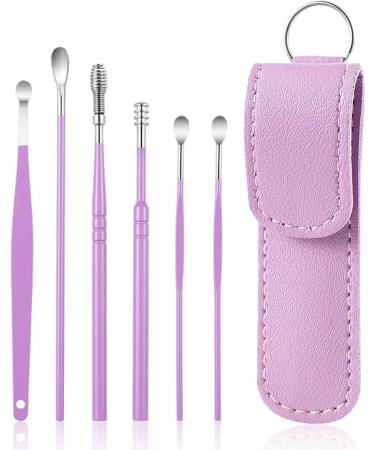Shop Earpick Ear Cleaning Set - Portable 6-Piece Spring Spiral Tool in Pink | International Shipping Available - Buy Online on GoSupps.com