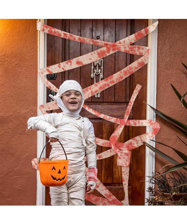 Halloween Mummy Bandage Wrap - Self-Adhesive Zombie Gauze 3.9in x 14.8ft for Men & Women Cosplay - Ideal Party & Decoration Accessory - Buy Online on GoSupps.com