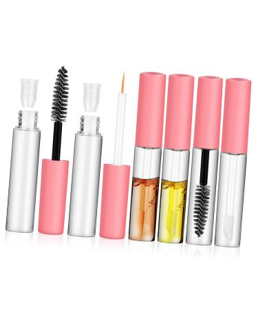 Balacoo Eyelash Tube 6 pcs Liquid Tubes Reusable Extension Eyelash Mascara Lash Bottle Refillable Lip Empty Eyeliner