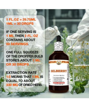 Bilberry (Vaccinium Myrtillus) Dry Berry Tincture, Made in Hawaii, Organic Raw Materials, All Natural, Vegan, Pure Liquid Extract - 2 fl.oz 2 Fl Oz (Pack of 1) - Buy Online on GoSupps.com