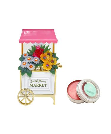 Bath & Body Works Flower Cart Nightlight Wallflowers Fragrance Plug and a Strawberry Lip Balm