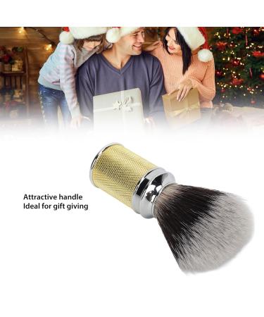 Premium Beard Foam Brush - Curved Handle Synthetic Dirt Removal for Salon & Home Use - GOLD - Buy Online on GoSupps.com