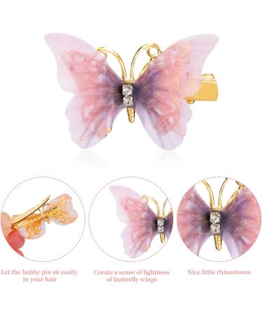 Fogrime 18pcs Butterfly Hair Clips Exquisite Designs Glitter Powder Perfect Hair Accessories for Girls Great Gift for Special Occasions Suitable for Daily Use and Parties - Buy Online on GoSupps.com