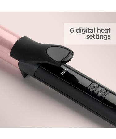 BaByliss Rose-Quartz 25mm Curling Tong Ceramic Hair Curler for Long and Short Hair Styling - Buy Online on GoSupps.com