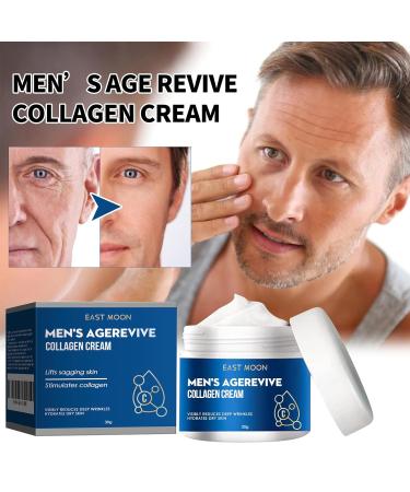 ARANYA Men's Agerevive Collagen Cream Anti-Aging Face Moisturizer with Nicotinamide Wrinkle Reducer Skin Firming Treatment 30g - Buy Online on GoSupps.com