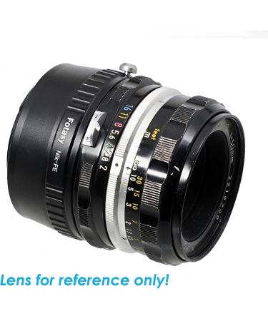 Fotasy Manual F Mount Lens to E-Mount Adapter for Nikon to Sony Alpha Cameras - Buy Online on GoSupps.com