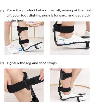 Foot Drop Orthotic Brace - Varus & Valgus Plantar Ankle Support for Improved Gait & Injury Prevention - Medium Color - Buy Online on GoSupps.com