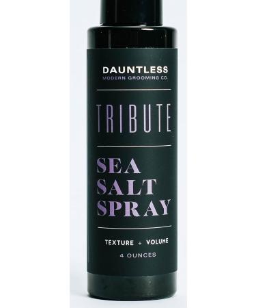 Dauntless Modern Grooming Co. TRIBUTE SEA SALT SPRAY | Adds Volume Texture and Body| For Men and Women 4 Fl Oz (Pack of 1) 4.0 fluid_ounces Pack of 1 - Buy Online on GoSupps.com