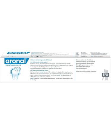 Aronal Toothpaste for Gum Protection 75ml - Fights Cavities Strengthens Gums & Freshens Breath - Effective Dental Care - Buy Online on GoSupps.com