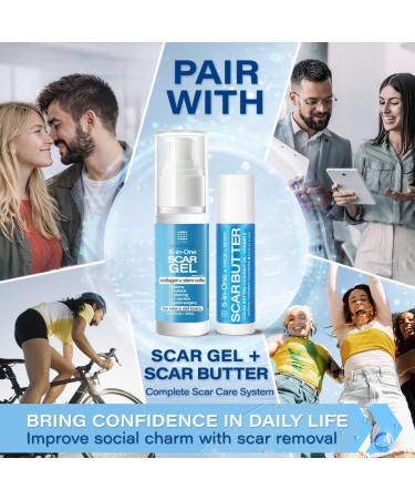 KELODA Keloid Scar Care Butter Stick - Surgical Scars & Keloids Removal Balm with Cocoa & Shea Butter - For Stretch Marks, Acne, Piercings | Coconut & Jojoba Oils - Effective Anti-Scar Treatment - Buy Online on GoSupps.com
