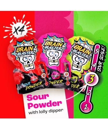 Brain Blasterz Sour Candy L Size Gift Box - Extreme Sour Candy Collection | Special Edition Sweets - International Shipping - Buy Online on GoSupps.com