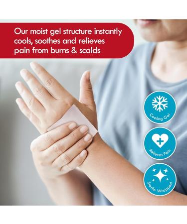 Buy RedRelief Burning Wound Dressing 5x5 cm - Pack of 5 | Fast International Shipping - Buy Online on GoSupps.com
