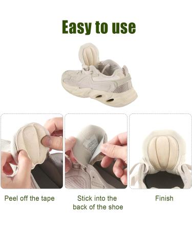 6 Pairs Forefoot Cushion Pads Soft Self-Adhesive Shoe Inserts for Women & Men | Invisible Felt Tongue Pads & Non-Slip Stickers for Loose Canvas & Leather Shoes - Buy Online on GoSupps.com
