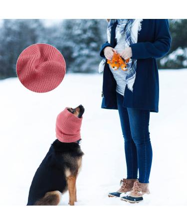 AIEX 4 Pack Colorful Dog Head Covers - Soft Earmuffs & Neckerchief for Warmth Noise Reduction & Relaxation - Buy Online on GoSupps.com