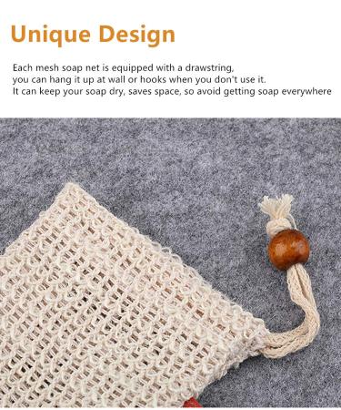 SIISMI 7 Piece Natural Sisal Bag Set - Eco-Friendly Sisal Bags (6 Sisal 1 Nylon) for Sustainable Living - Buy Online on GoSupps.com