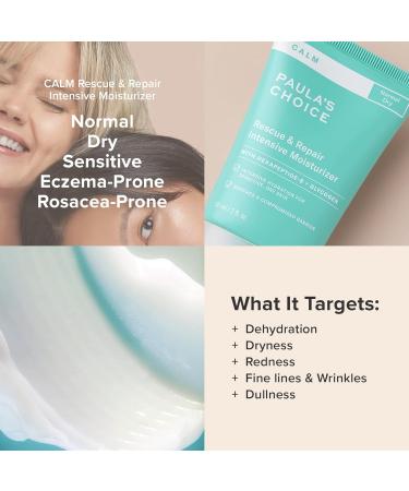 Buy Paula's Choice CALM Intensive Moisturizer - Soothes Dry & Sensitive Skin Rosacea & Eczema Friendly Fragrance-Free - 2 Fl Oz International Shipping - Buy Online on GoSupps.com
