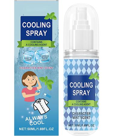  Tktouci Refreshing for Hot Weather - Refreshing Face Mist 50ml - Natural Face Mist for Sports Travel Golf Hiking Camping Beach and Outdoor Activities in Summer - Buy Online on GoSupps.com