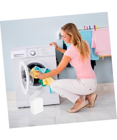 Abaodam Laundry Room Storage Box Sheet Laundry Storage Box Drawer Large Capacity Bucket Washing Powder Bucket Desktop 14.6X14X8CM White - Buy Online on GoSupps.com