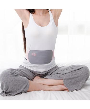 Heating Belt with Vibration Massage & Hot Compress - Pink Solar Operated Warm Belt for Menstruation Relief - Buy Online on GoSupps.com