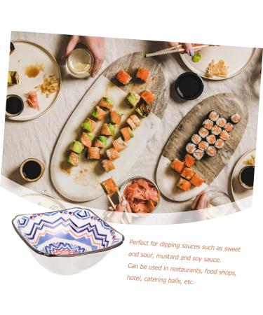Zerodeko 4pcs Sauce Dish Pasta Plates Dip Bowls Saucer Plates Container for Food Ceramic Dipping Dish Snack Dish Salad Containers Wasabi Sauce Bowls Ceramics Vintage Seasoning - Buy Online on GoSupps.com