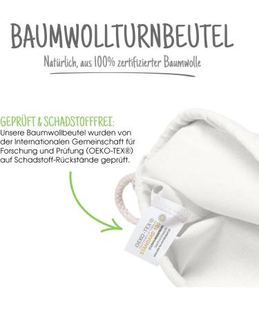 Ele Vida Kottonwoll Gym Bag - Eco-Friendly Cotton & Jute Backpack 38x42 cm | Oeko-Tex Fabric | Perfect for Sports & Kids' Activities - Buy Online on GoSupps.com