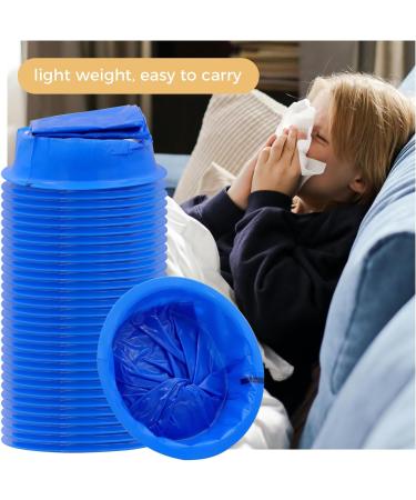Vomit Bags Disposable for Kids & Adults 30 Pack Leak Proof Emesis Bags for Travel Motion Sickness & Nausea Relief 1000ML Medical Grade Blue Barf Bags - Buy Online on GoSupps.com
