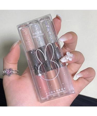 Liquid Eyeshadow Liquid Matte Eye Makeup Set | Waterproof Long Lasting Dual-Head Eye Shadow Makeup Kits for Natural Eye Makeup Smokey Eye Looks Sweet Powder Series Combination - Buy Online on GoSupps.com