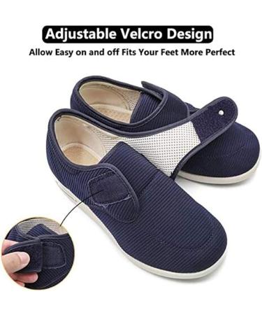 XMSM Unisex Diabetic Air Cushion Walking Shoes | Adjustable & Lightweight | Breathable Mesh for Swollen Feet | Plantar Fasciitis Relief | Brown, Size 7 - Buy Online on GoSupps.com