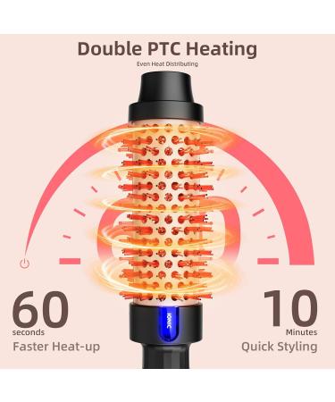 Shop 1.5 Inch Thermal Brush Blowout - Heated Round Curling Brush for Volume & Curls | Negative Ion Technology - Rose Gold - Buy Online on GoSupps.com