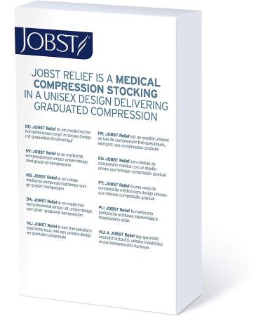 JOBST Relief 15-20 mmHg Compression Knee-High Stockings - Large, Beige (1 Pair) - Buy Online on GoSupps.com