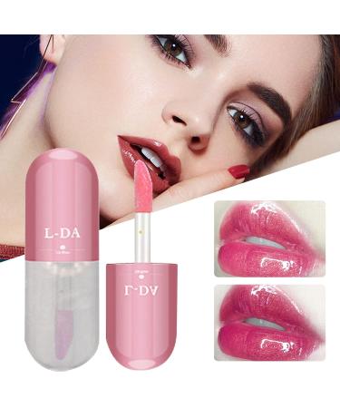 Plumping Lip Gloss - Natural Lip Plumper | Shimmer Jelly Glossy Effect | Long-Lasting Moisture & Hydration | 5ml - 1 Pack | A01 - Buy Online on GoSupps.com