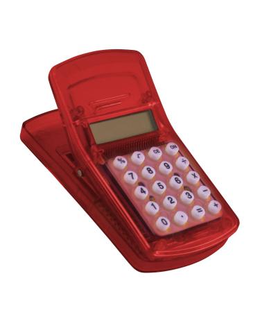Red Calculator Clip