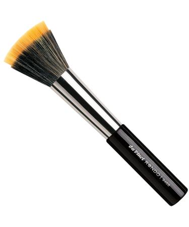 Da Vinci FOUNDATION BRUSH - POWDER BRUSH - STIPPLING BRUSH 2in1 vegan synthetic fiber handmade in Germany 1 piece green one size