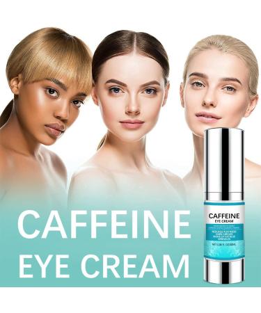 Caffeine Anti-Aging Eye Cream - Reduce Dark Circles Puffiness & Wrinkles | 15ml Eye Repair for Bags & Crow's Feet - Buy Online on GoSupps.com