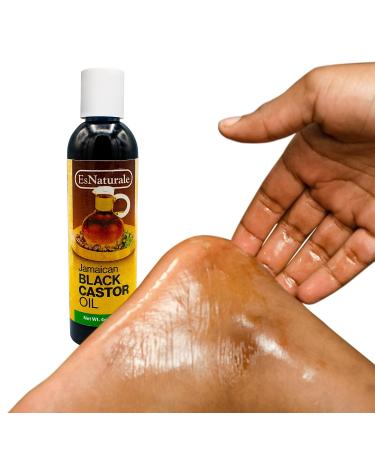 Esnaturale Jamaican Black Castor Organic Oil - Hair Growth, Dry Skin & Healing (4 OZ) - Buy Online on GoSupps.com