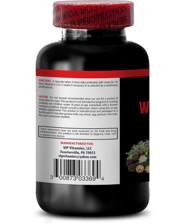 Black Walnut and Wormwood Capsules - Wormwood and Black Walnut Complex 1500 MG - Garlic Supplements Black Walnut Powder Wormwood herb Plant Black Walnut Hull Powder Clove Wormwood - 1B 60 Caps - Buy Online on GoSupps.com