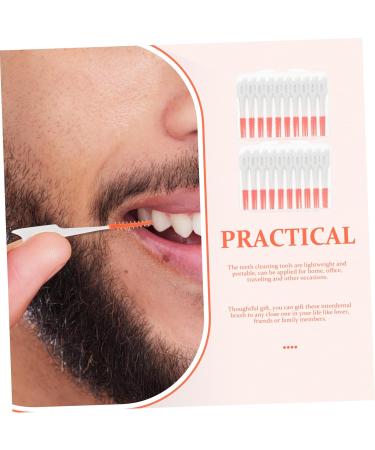 Beaupretty 400 STK Interdental Brushes - Dental Tooth Cleaning Tools for Braces - Portable Oral Care | Orange (5 Pack) - Buy Online on GoSupps.com