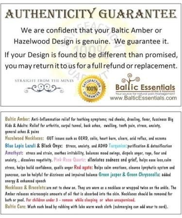 Baltic Essentials Polished Necklace - 12.5 inch - Buy Online on GoSupps.com