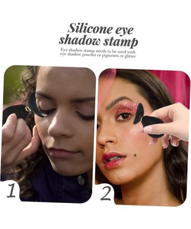 FOMIYES Eye Shadow Stamp Letter Stamp Makeup Stamp Eye Makeup Eyeshadow Seal Quick Eyeshadow Stamp Lazy Eyes Makeup Tool Silicone Eye Shadow Stamp Makeup Gadgets Girl Die Mold - Buy Online on GoSupps.com