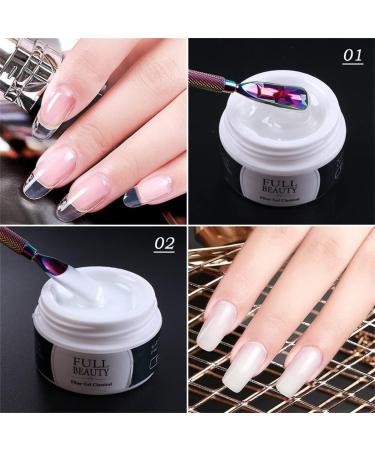15ml Clear Builder Nail Gel | Long Lasting Nail Extension Gel for Salon Technicians | DIY Salon Design | Transparent - Buy Online on GoSupps.com