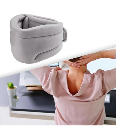 Oshhni Soft Sponge Neck Support Brace - Cervical Collar for Car & Friends - Gray - Buy Online on GoSupps.com
