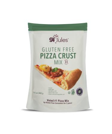 gfJules Pizza Mix, Certified Gluten Free, Top 8 Allergen Free, Kosher, 17oz Resealable Pouch
