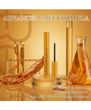 Recuren Plus Premium Eyelash Growth Serum Advanced Vegan Formula for Longer Thicker Lashes Natural Safe Ingredients in - Copper Gold - Buy Online on GoSupps.com